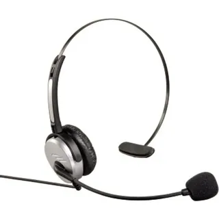 Hama Headset kabelgebunden Büro/Callcenter, schwarz