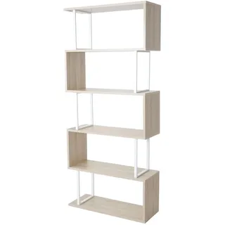 MCW Bücherregal 80 x 183 x 30 cm Eichefarben