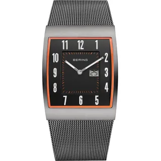 BERING Herren Uhr Funk Movement - Radio Controlled Collection mit Edelstahl und Saphirglas 52033-379 - 3 ATM