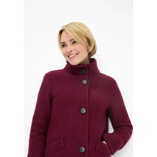 Fuchs Schmitt Wollmantel »Wollmantel«, Mit Rundhalsausschnitt, rot