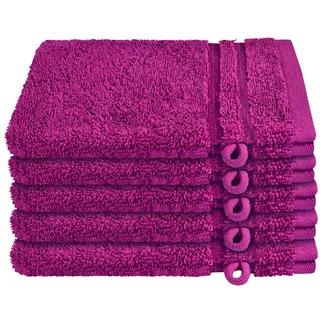 Milano Waschhandschuh 5 x 16 x 22 cm fuchsia