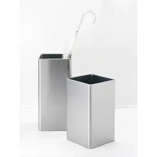 Zack Papierkorb Angolo silber, Designer Zack Design, 40x22x22 cm