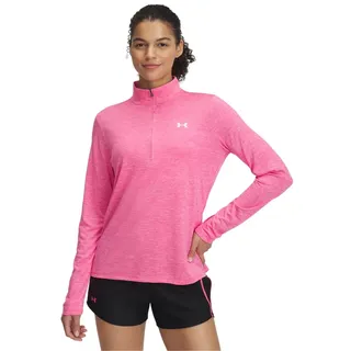 Under Armour Tech 1/2 Zip Twist SUPER PINK, M