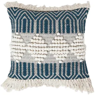 Homescapes Kelim-Kissen Safi 45/45 cm , Textil , Ethno , Füllung: Polyester , Quadratisch , 45x45 cm , Oeko-Tex® , Heimtextilien, Wohntextilien, Kissen, Zierkissen