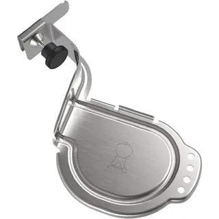 Weber Holzkohlegrill Kettle iGrill Halterung, Plattform für Fleischthermometer, passend für 47cm, 57cm & 67cm Holzkohlegrills & Smoker, BBQ Zubehör für Outdoor Kochen & Grillen - Silber (7240)