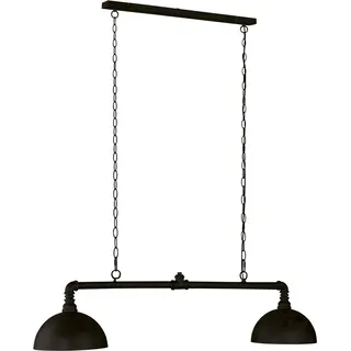 Fischer & Honsel Pendelleuchte Leitung 2-flammig Schwarz/Gold