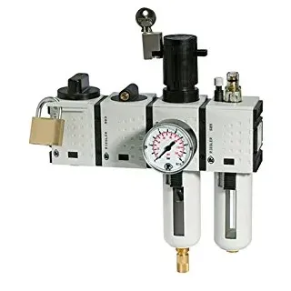 RIEGLER 100267-FU 1400 Wartungsstation SAFETY »FUTURA«, KH-AV-2-tlg.-WE, VA, BG 1, G 1/4, 1Stk