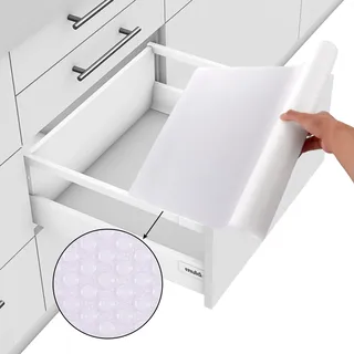ASelected Schubladenmatte 500 cm x 50 cm Schutzmatte Schrank Wasser- und Ölbeständig Kühlschrankmatten für Küchenschränke Kühlschränke Vorratskammern Regale Schreibtische