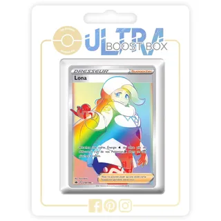 my-booster SWSH06-FR24-UB-218 Lona (Mel) 218/198 Geheimer Regenbogen Trainer, Ultraboost X Epée et Bouclier 6 Règne de Glace, Box mit 10 französisch Pokémon-Karten
