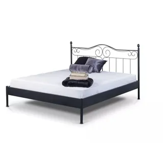 Metallbett Alessia – 140 x 220 cm / schwarz