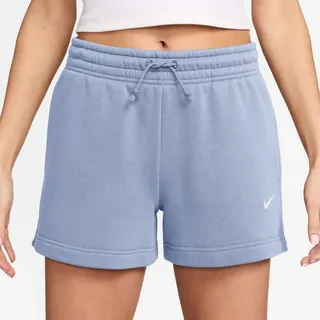 Nike Phoenix Fleece Shorts Damen Hydrogen Blue/Sail M