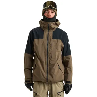 QUIKSILVER Snowboardjacke QUIKSILVER "Forever Stretch GORE-TEX", Herren, Gr. L, canteen, Obermaterial: 100% Microfaser;, Jacken Snowboardjacke