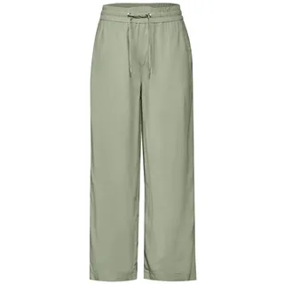 STREET ONE Damen A377224 7/8 Culotte Hose, Soft Moss Green, 38W / 26L EU