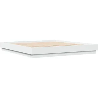 vidaXL Bettgestell Weiß 180x200 cm Holzwerkstoff - Weiß