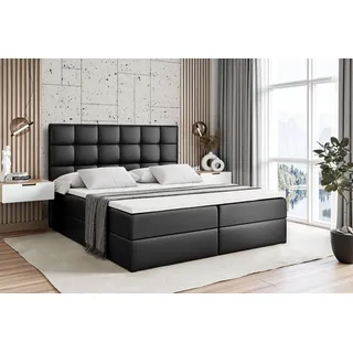 altdecor Boxbett 200 x 200 cm H3 Schwarz