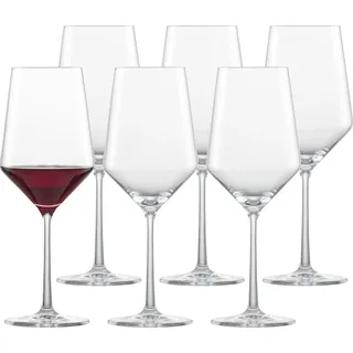 Zwiesel Glas PURE Cabernet Rotweinglas 6er Set - Transparent