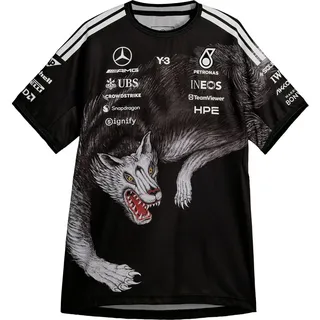 adidas Y-3 Mercedes - AMG Petronas Formula 1 Team Driver Shorts Sleeve Jersey black (852A) XS