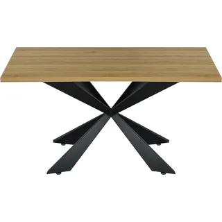 Home Affaire Esstisch HOME AFFAIRE "Soyans, TOPSELLER, OTTOs Choice", beige (naturfarben), B:140cm H:75cm T:70cm, Tische, Esstisch, modernes Spider Gestell, in vier Breiten, melaminharzbeschichtet