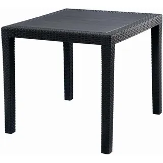 PROGARDEN Bistrotisch 79 x 79 x 72 cm Anthrazit