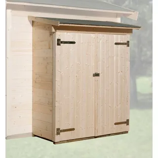Weka Anbauschrank 65 x 128 cm Holz Braun
