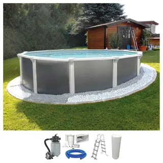 KWAD Rundpool Supreme Design 460 x 132 cm inkl. Sandfilteranlage