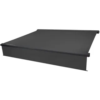 MCW Kassetten-Markise Volant Ausfahrbar Anthrazit, Anthrazit , Textil , 450x15x300 cm , Sonnenschutz