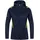 Damen Freizeitjacke Marine-Meliert/Neongelb 44