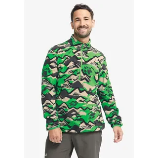 Jack Wolfskin PAW ERA 100 Print Half Zip M mountain paw lizard (T0434) L
