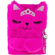 Tinka Magic, Heft + Block, Plush Diary with Lock - Princess Cat (8-802138)