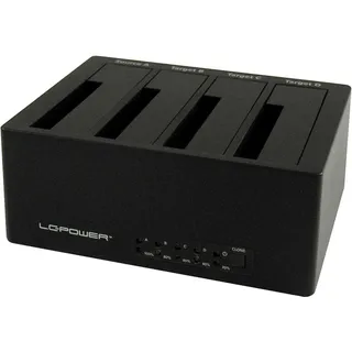 LC-POWER LC-DOCK-U3-4B Dockingstation, USB-B 3.0/eSATA 6Gb/s