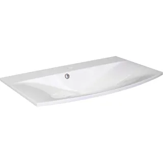 Fackelmann Waschbecken 80 cm Lugano Weiß