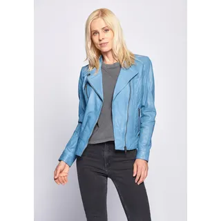 Maze Kurzjacke "Lederjacke Sally", light blau