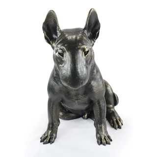 Bull Terrier, Bullterrier II - Lebensgroße Hundestatue, Figur im Maßstab 1:1, Statue für den Garten von Art-Dog