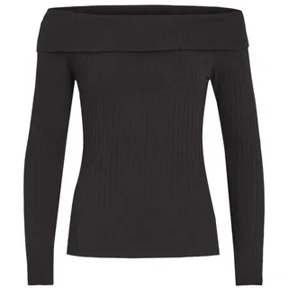 Vila VIOMMI L/S Rib Off Shoulder TOP