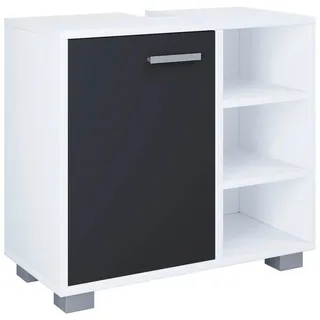 VCM »Holz Badmöbel Badunterschrank Zalo L ca. 60x55x30 cm Weiß