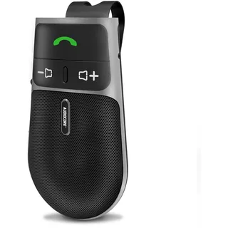 Audiocore AC480 Bluetooth-Freisprecheinrichtung für das Auto, Bluetooth 5.0, A2DP, DSP, Rauschunterdrückung, Kopplung von 2 Geräten, Vibrationssensor, Gesprächszeit bis zu 20 Stunden, schwarz