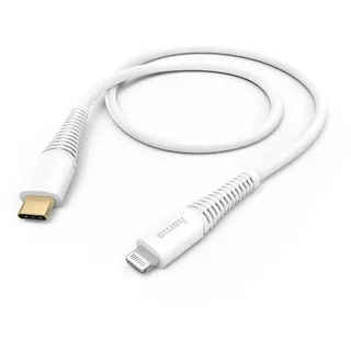 Hama 00183309 Lade-/Datenkabel, USB-C/Lightning, 1,5 m, Weiß