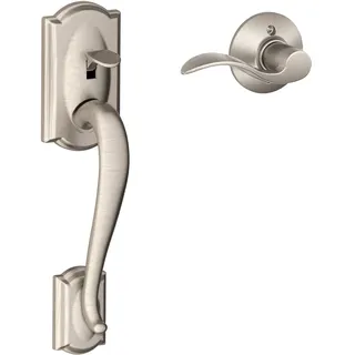 SCHLAGE Camelot Griff für Vordereinstiegsgriff, Rechtshänder, Innenhebel, satiniertes Nickel, FE285 CAM 619 ACC RH