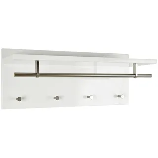 Haku-Möbel Wandgarderobe 42317 75 x 30 cm Weiß