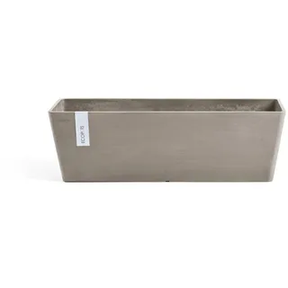 Ecopots Bruges 55 x 17 x 17,5 cm Braungrau