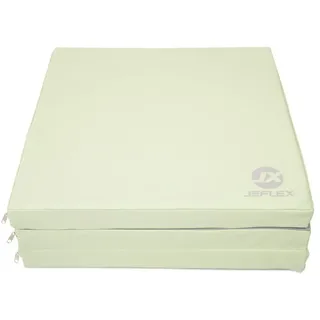 jeflex gmbh Jeflex Turnmatte 180 x 60 x 6 cm grün/grau Weichbodenmatte klappbar grau|grün 180 CM