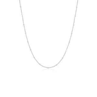 Kette ohne Anhänger ELLI "Halskette Kugelkette Silberkette Fein 925 Silber" Gr. 45, silber, Halsketten, Damen, 45, ohne Stein, Silber 925 (Sterlingsilber), Kette ohne Anhänger