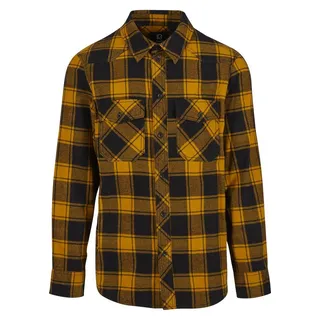 Brandit Textil Brandit Check Shirt Flanell Hemd black/yellow, Größe: 4XL