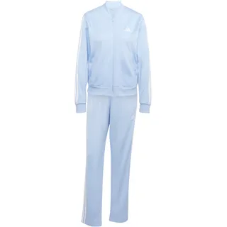 adidas Essentials 3 Stripes Trainingsanzug Glow Blue S