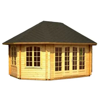 Palmako Gartenhaus Hanna 5,71 x 4,21 m Braun