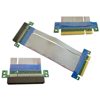 KALEA-INFORMATIQUE Riser-Erweiterungsmatte für PCI Express x8-Anschluss zu PCIe x8-Anschluss Länge 185mm