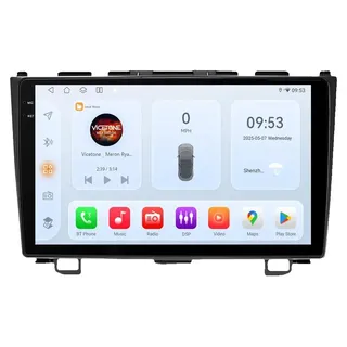 Autoradio, Multimedia-Video-Player, Smartphone-Kompatibilität, kompatibel mit Honda CR-V 3 RE CRV 2007-2011, QS1 (8 Kerne 3G 32G)