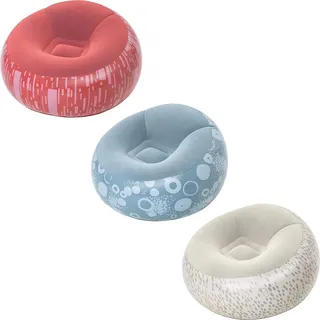 Bestway 75052, Einzelstuhl, Blau, Rot, Violett, Vinyl, 1120 mm, 1120 mm, 660 mm - Blau, Rot, Violett