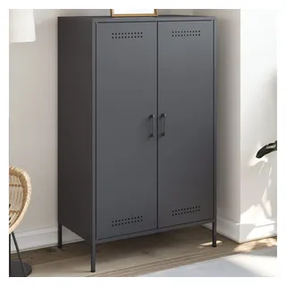 vidaXL Highboard Anthrazit 68x39x113 cm Stahl