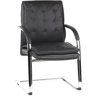 HJH Office Villa V Leder Schwarz